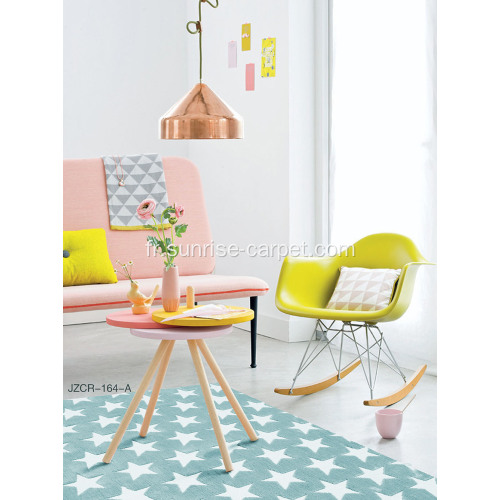 Tapis en microfibre avec design moderne